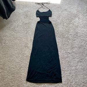 Lucy in the Sky Tummy Cutout Side Slip Sexy Festival Party Summer Maxi Dress